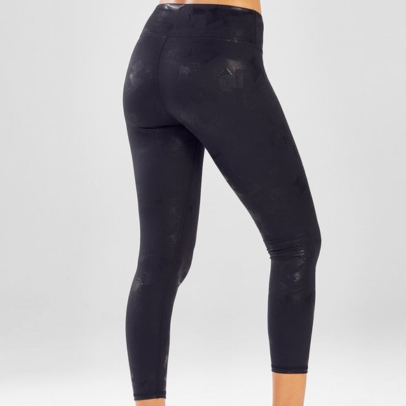 Fabletics Pants - NWT Fabletics Snake Print Powerhold Capri Leggings